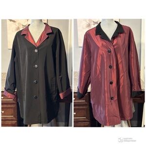Gallery reversible rain coat size XL